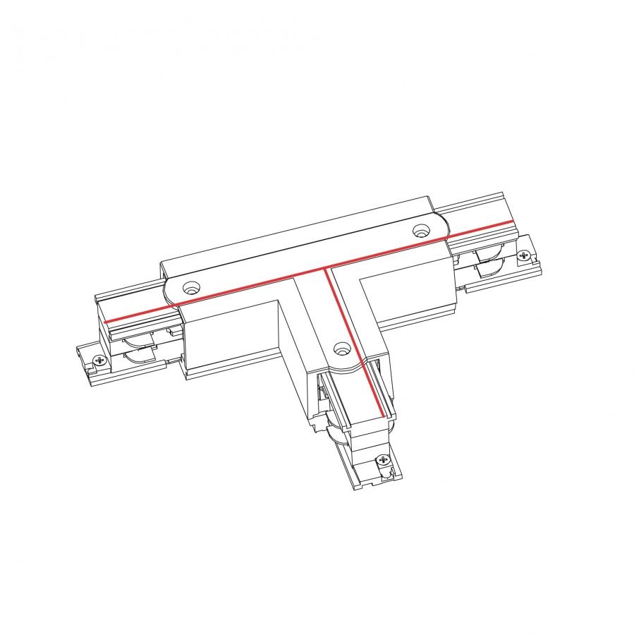 CTLS POWER T CONNECTOR LEFT 2 BLACK (T-L2) 8237