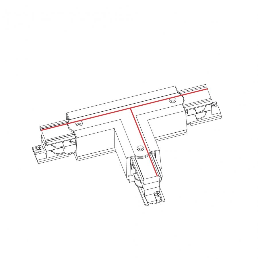 CTLS POWER T CONNECTOR LEFT 1 WHITE (T-L1) 8243