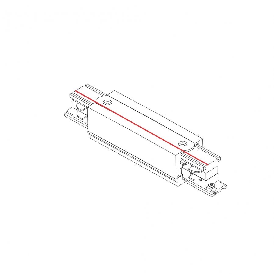 CTLS POWER STRAIGHT CONNECTOR BLACK 8708