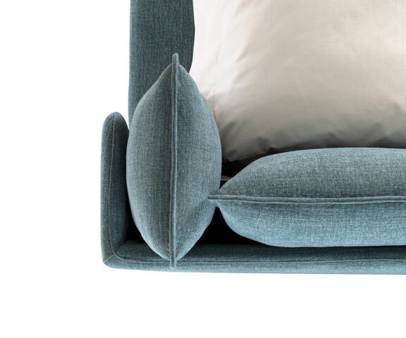 čalunená postel birdland detail